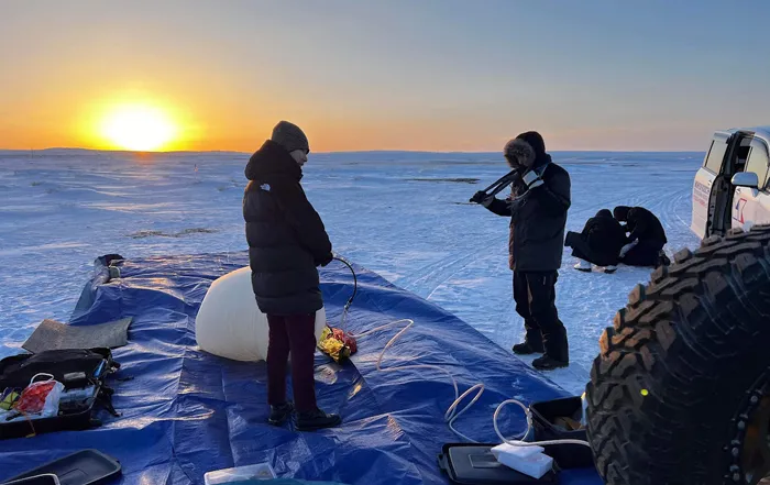 モンゴルでの本番撮影 写真1