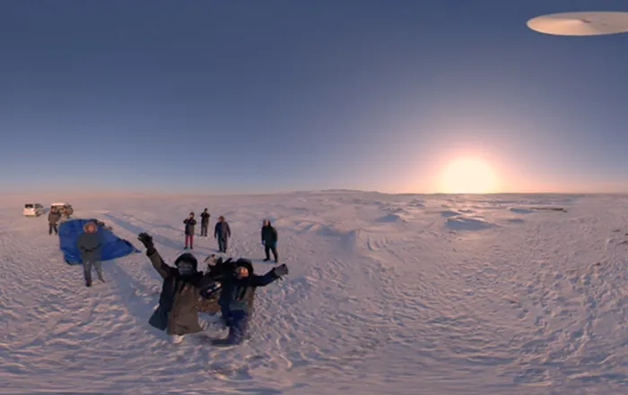 モンゴルでの本番撮影 写真2